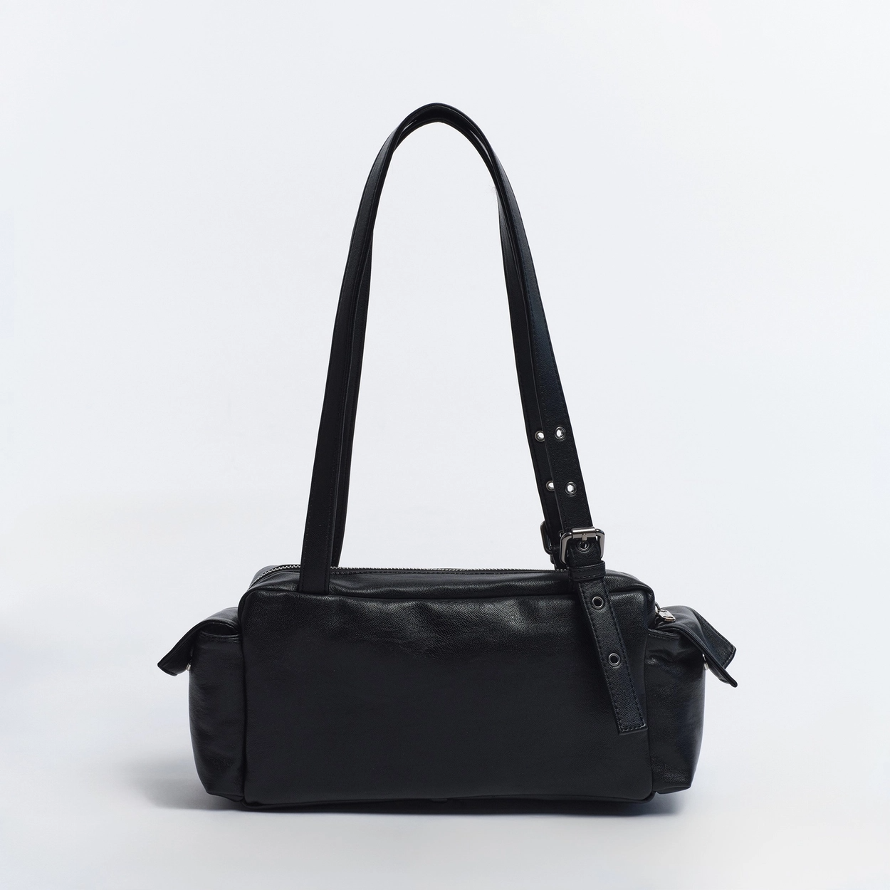 SAMO ONDOH - pocket utility bag M nappa black