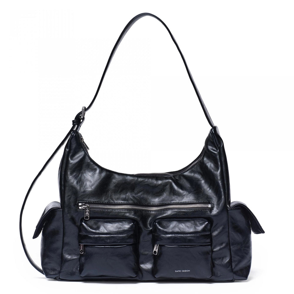 SAMO ONDOH - pocket mug bag L baked black
