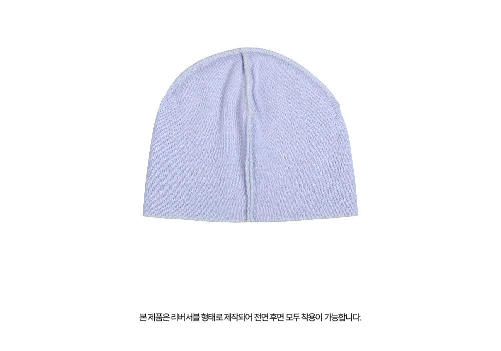 AEAE -  FLASHED CATS EYE BEANIE - [COOL GREY]