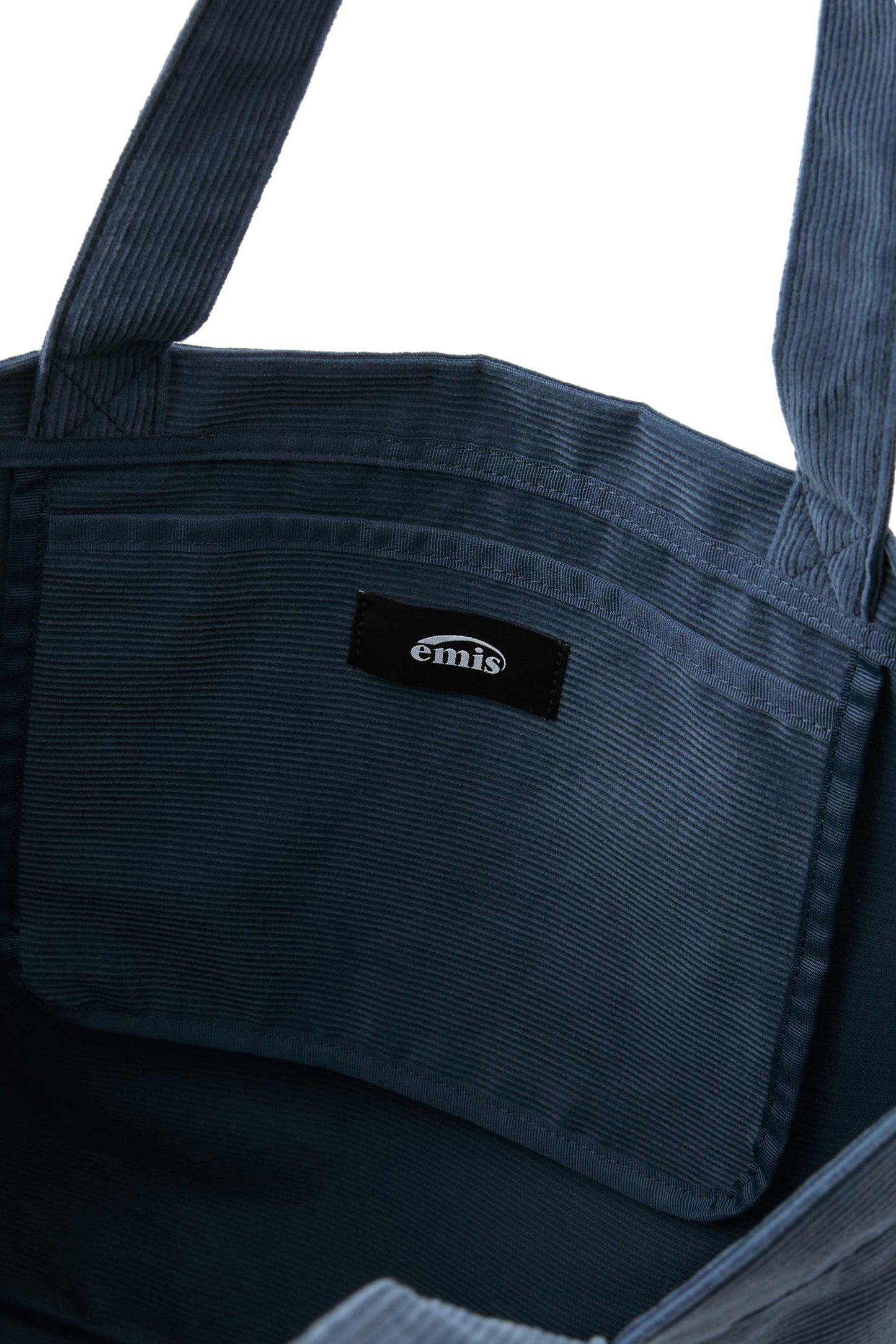 CORDUROY ECO BAG-BLUE