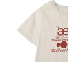 AEAE -  WEB LOGO CROP T-SHIRTS [OATMEAL]