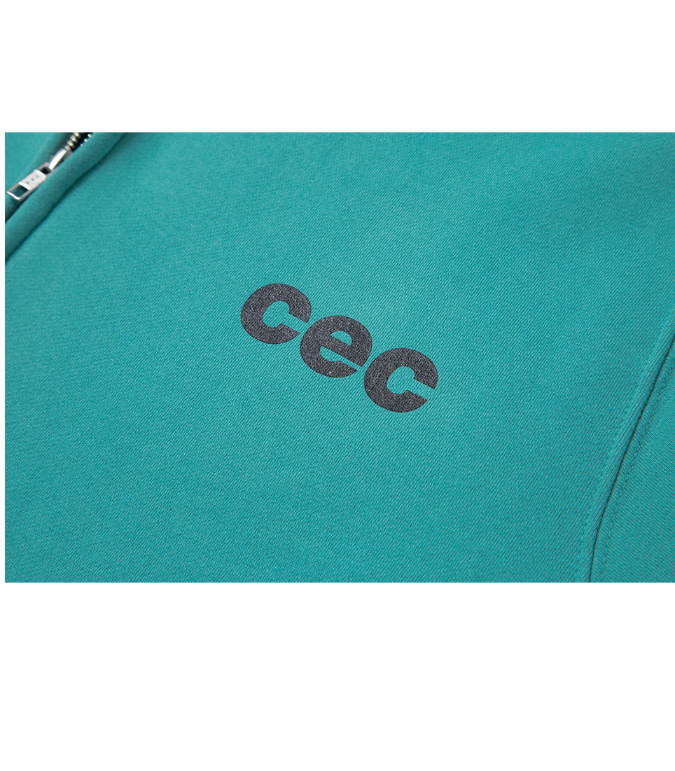 CHANCE CHANCE -  CEC ZIP-UP HOODIE MINT