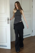 CERRIC -  2WAY SKIRT PANTS / BLACK