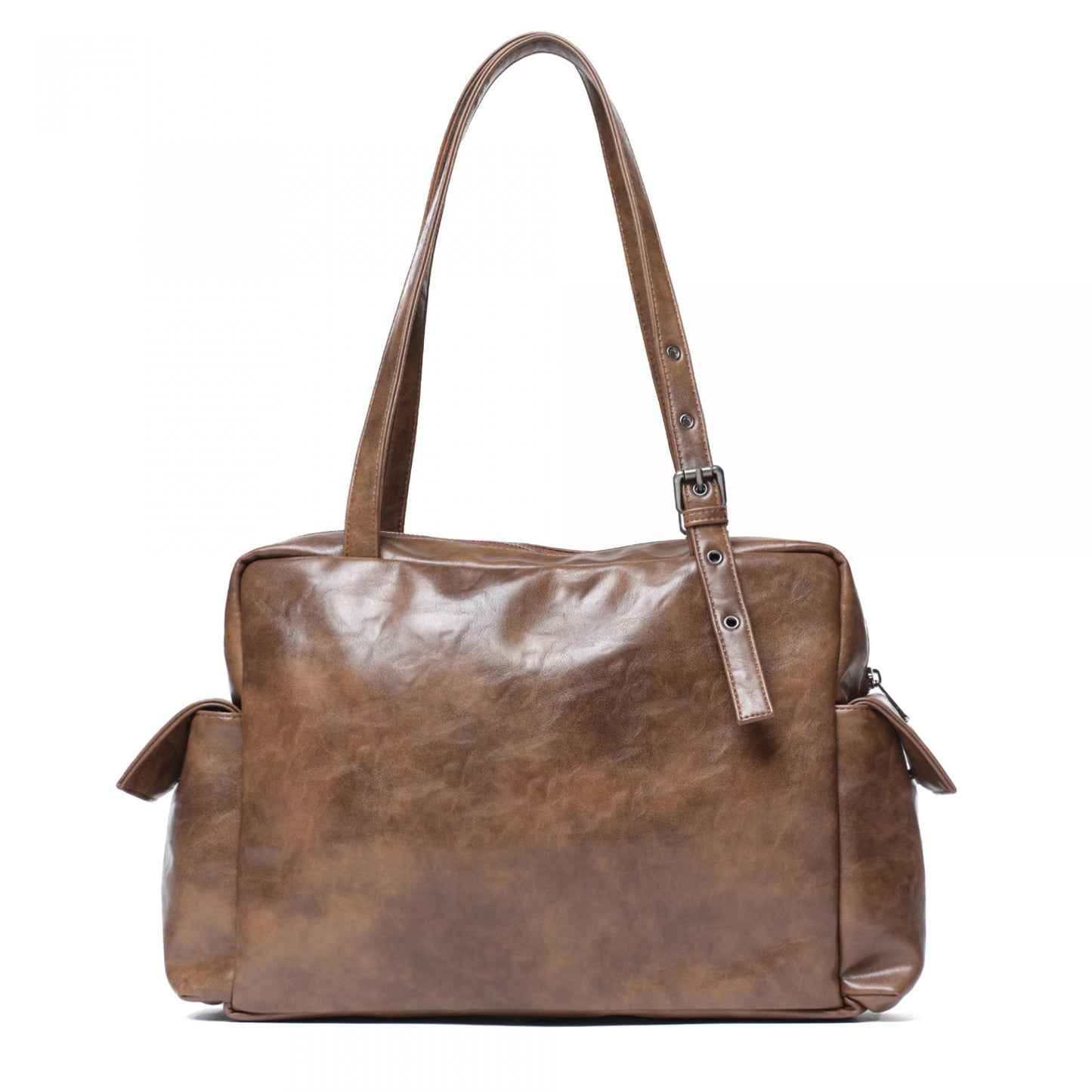 SAMO ONDOH - pocket utility bag L baked tan