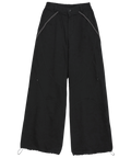 FLAREUP - Asymmetrical Wide Pants / Black