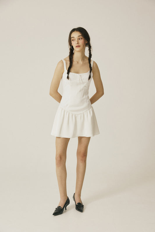 THREETIMES -  Ruby dress ivory