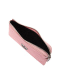 MARGESHERWOOD - HEART ZIPPER WALLET_SILVER LOGO_pink haircalf