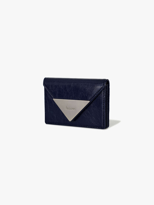 FENNEC - CRINKLE TRIANGLE ACCORDION POCKET D - NAVY