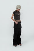 CERRIC -  2WAY SKIRT PANTS / BLACK