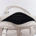 SAMO ONDOH - pocket utility bag M nappa ivory