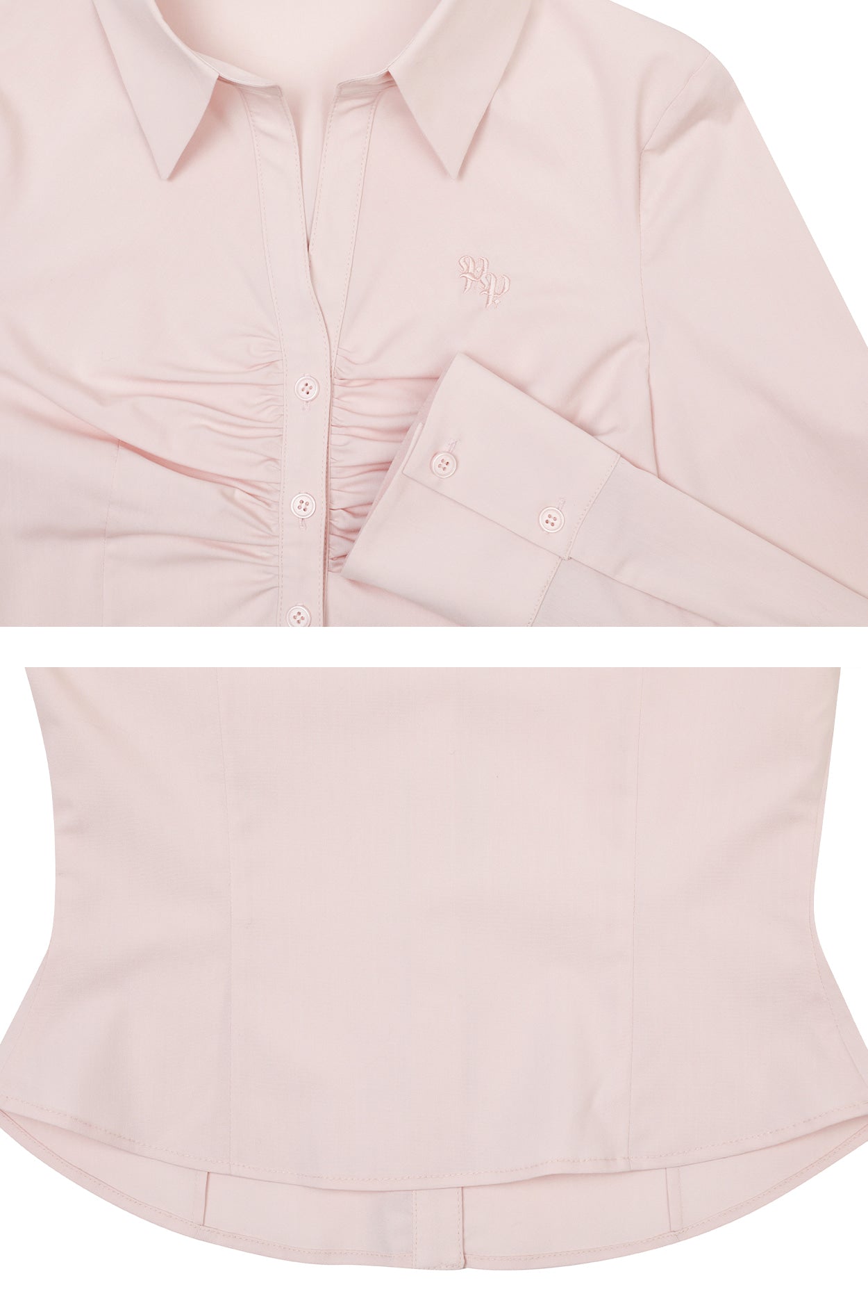 PAIN OR PLEASURE -  VIVIAN SCARF SHIRT pink