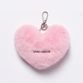 SAMO ONDOH - Loveyom keychain eco fur pink