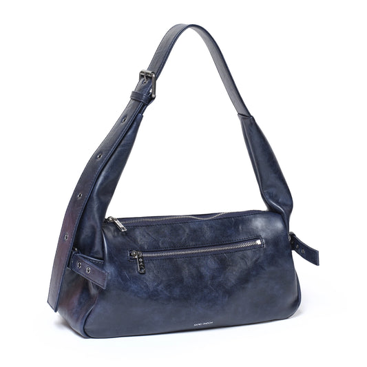 SAMO ONDOH - atta bag M baked navy (DISPATCH IN 48HRS)