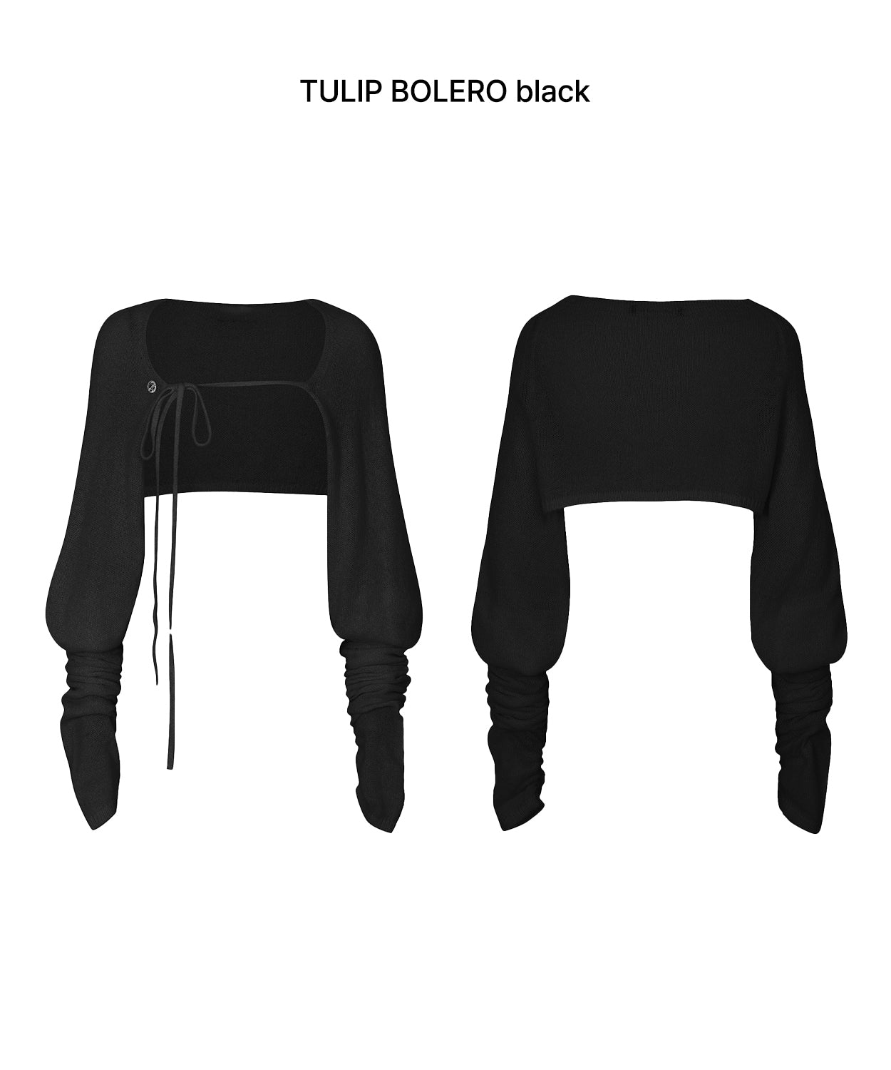 PAIN OR PLEASURE -  TULIP BOLERO black