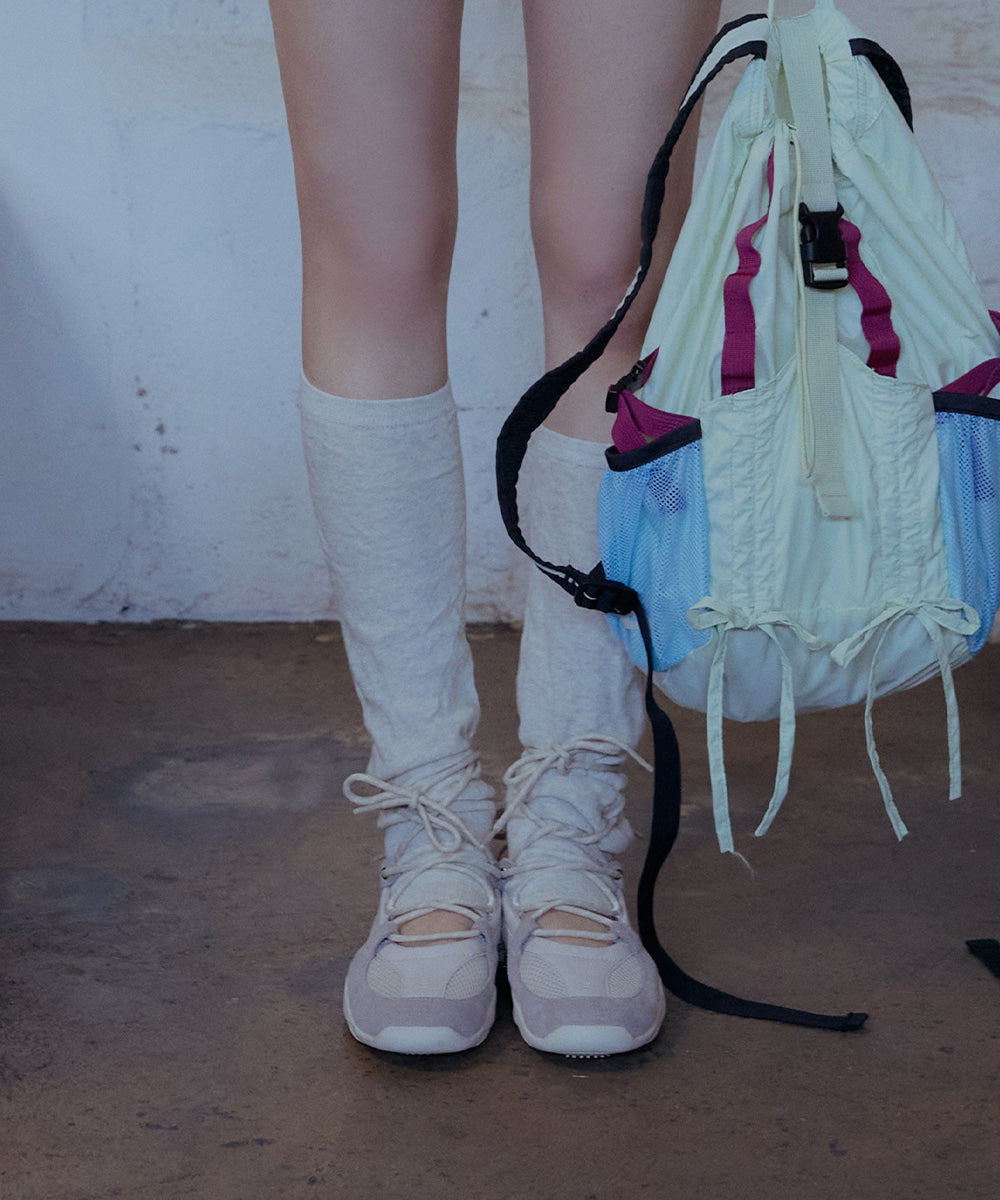 ROCKFISH WEATHERWEAR - NICOLE WEAVING LACEUP SNEAKERS V2 / BEIGE