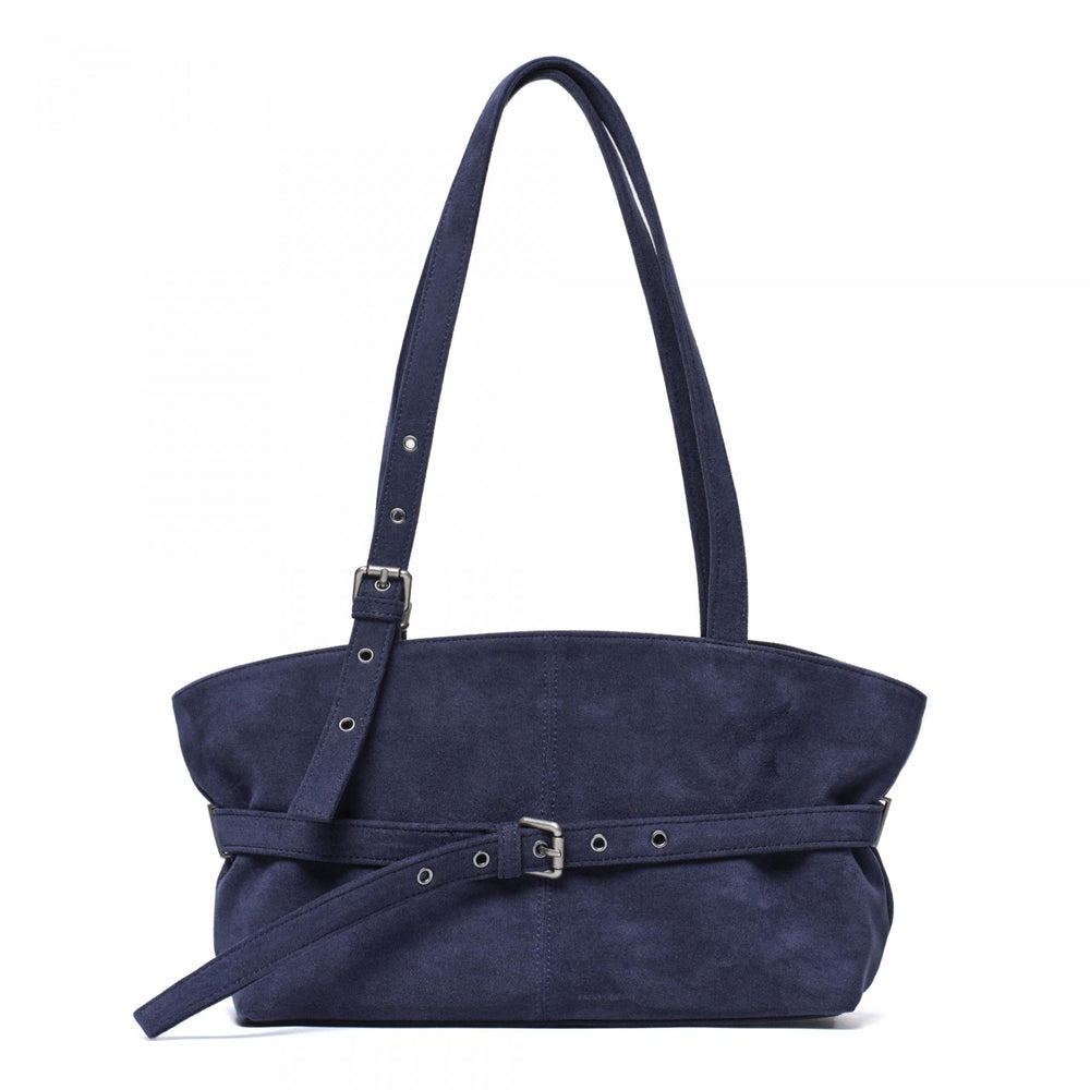 SAMO ONDOH - le belt bag M suede navy