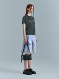 MARGESHERWOOD - OUTPOCKET HOBO MINI_black glossy plain