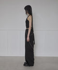 FLAREUP - Asymmetrical Wide Pants / Black