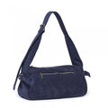 SAMO ONDOH - atta bag M suede navy