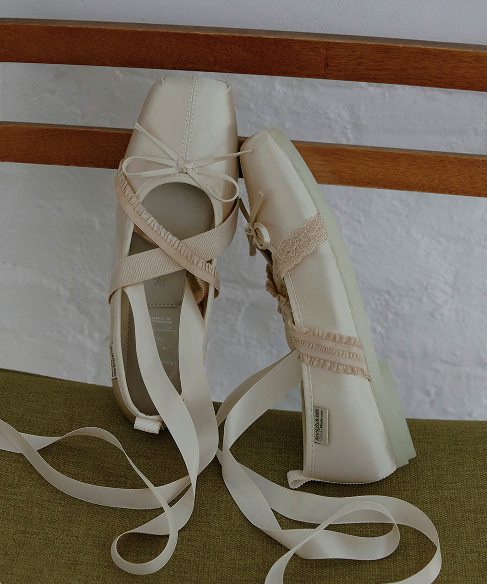 ROCKFISH WEATHERWEAR - BANDING BALLET FLATS / PINK