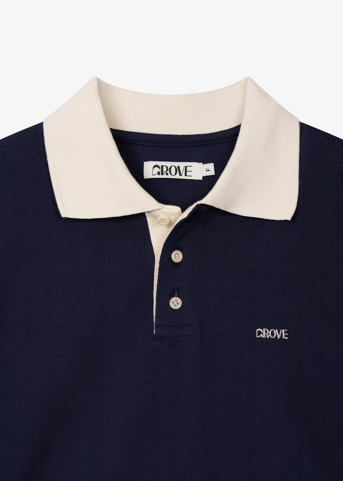 GROVE -  EVERLYN PIQUE SHIRT [2COLOR]