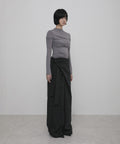 FLAREUP -  Layered Wrap Trousers / Black