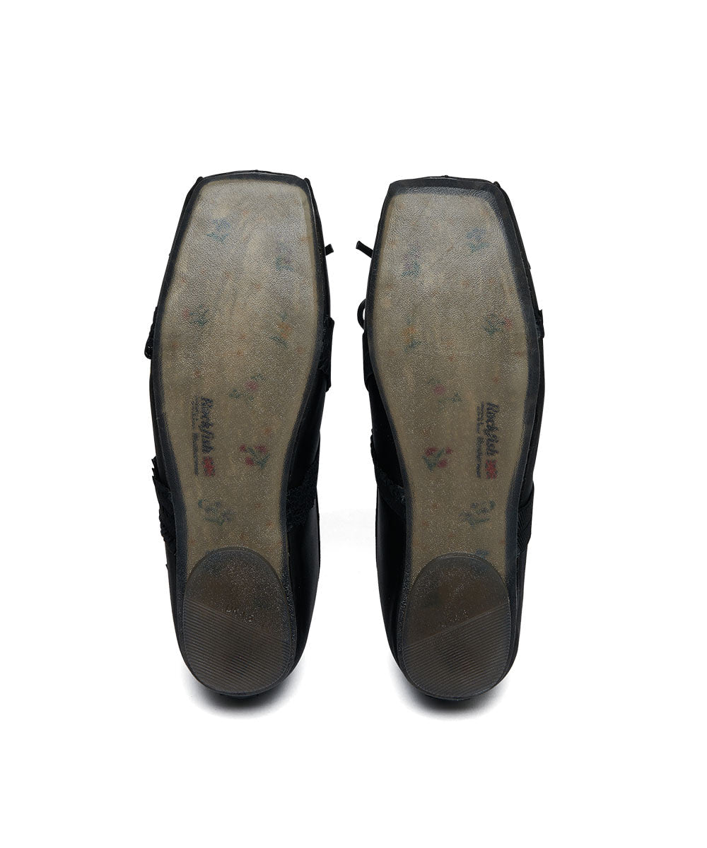 ROCKFISH WEATHERWEAR - BANDING BALLET FLATS / BLACK