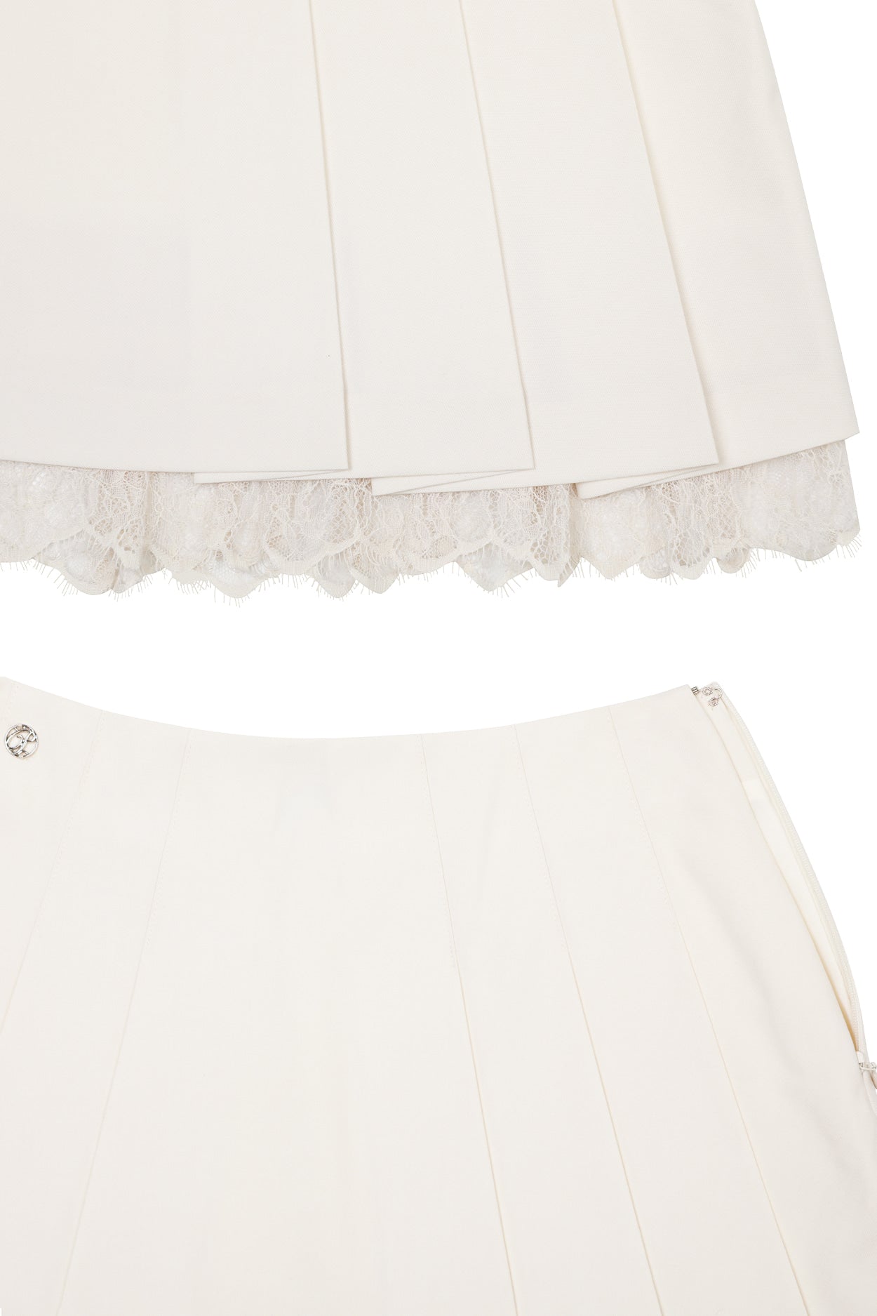 PAIN OR PLEASURE -  LYNN MINI SKIRT cream