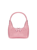 MARGESHERWOOD - HOBO MINI+STRAP_candy pink glossy plain