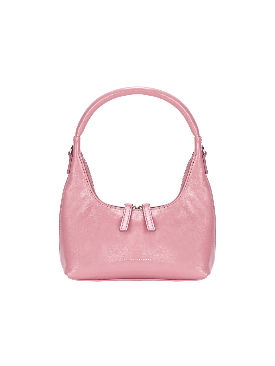 MARGESHERWOOD - HOBO MINI+STRAP_candy pink glossy plain