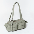 SAMO ONDOH - pocket utility bag M brushed mintgray