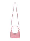 MARGESHERWOOD - HOBO MINI+STRAP_candy pink glossy plain