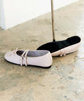 ROCKFISH WEATHERWEAR - SQUARE TOE TWO STRAP MARYJANES(ENAMEL) PINK