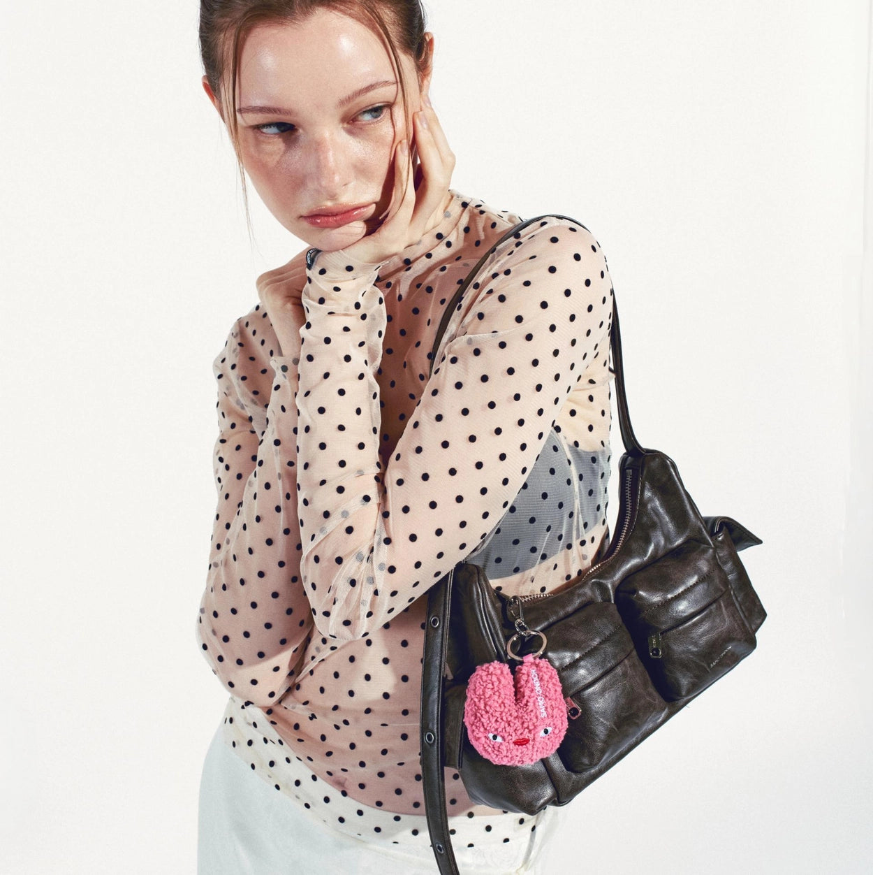 SAMO ONDOH - pocket mug bag M baked moca