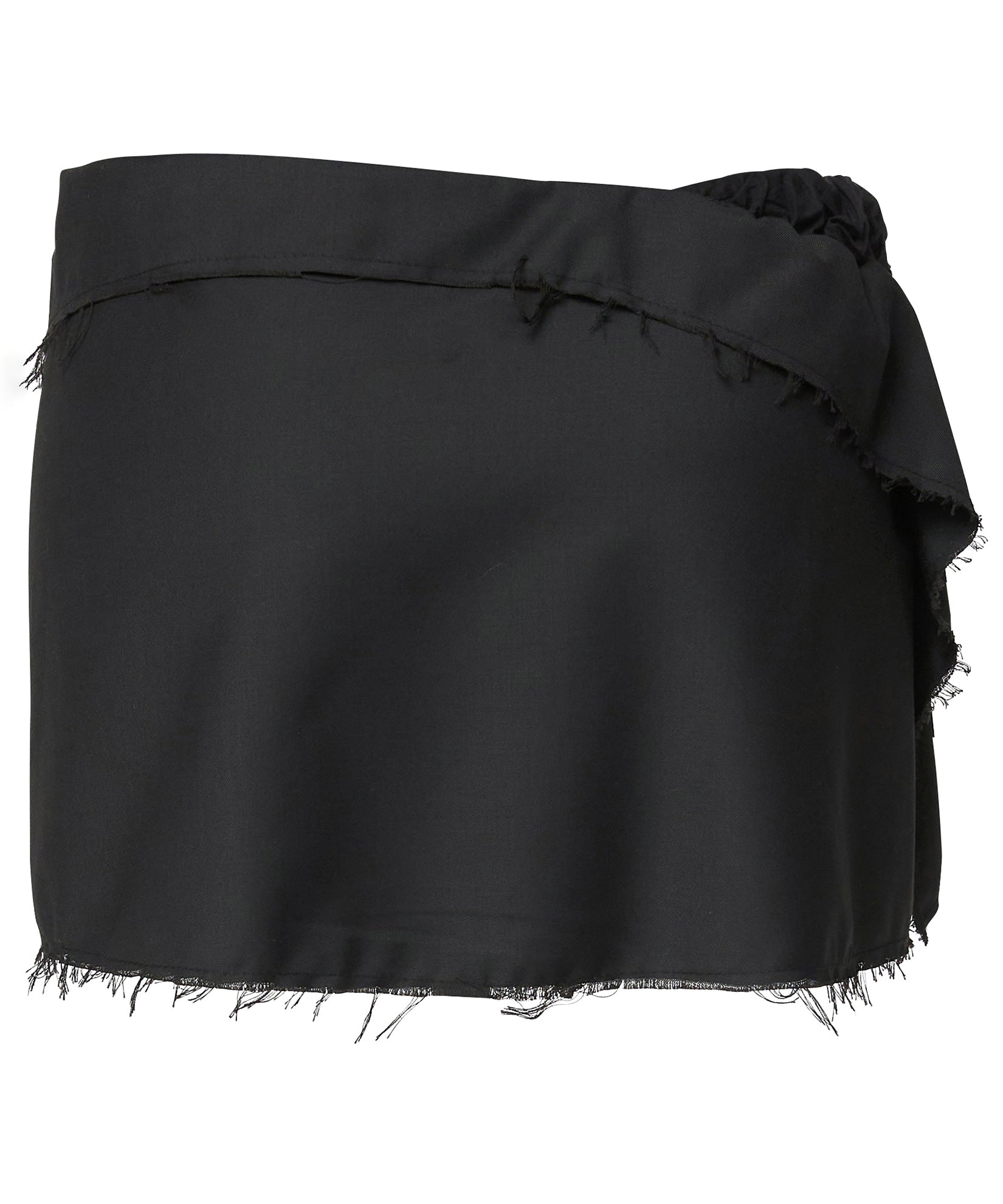 FLAREUP - Asymmetrical Layered Mini Skirt / Black – KORIAH