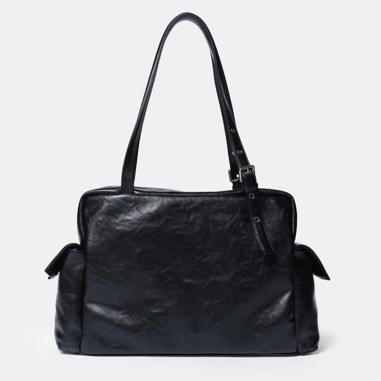SAMO ONDOH - pocket utility bag L baked black