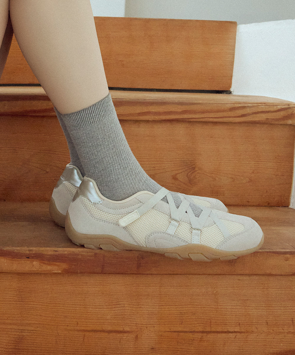 ROCKFISH WEATHERWEAR - ZANE X-STRAP SNEAKERS V2 / CREAM