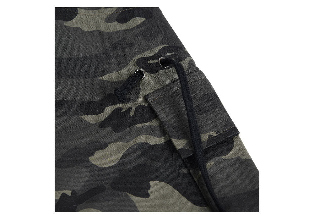 AEAE -  CARGO RIBBON MINI SKIRTS - [CAMO]