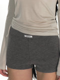 CRANK -  RIBBED MICROSHORTS_CHARCOAL