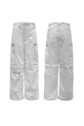 NACHE- PUCKERING JOGGER PANTS (UNISEX) WHITE