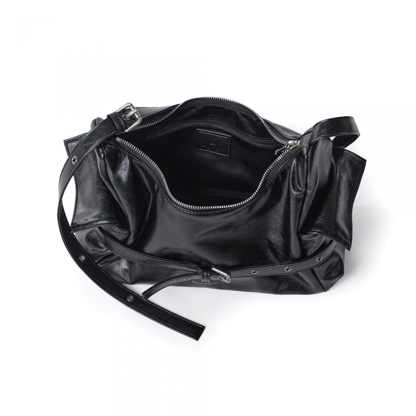 SAMO ONDOH - belt mondo bag M veg black