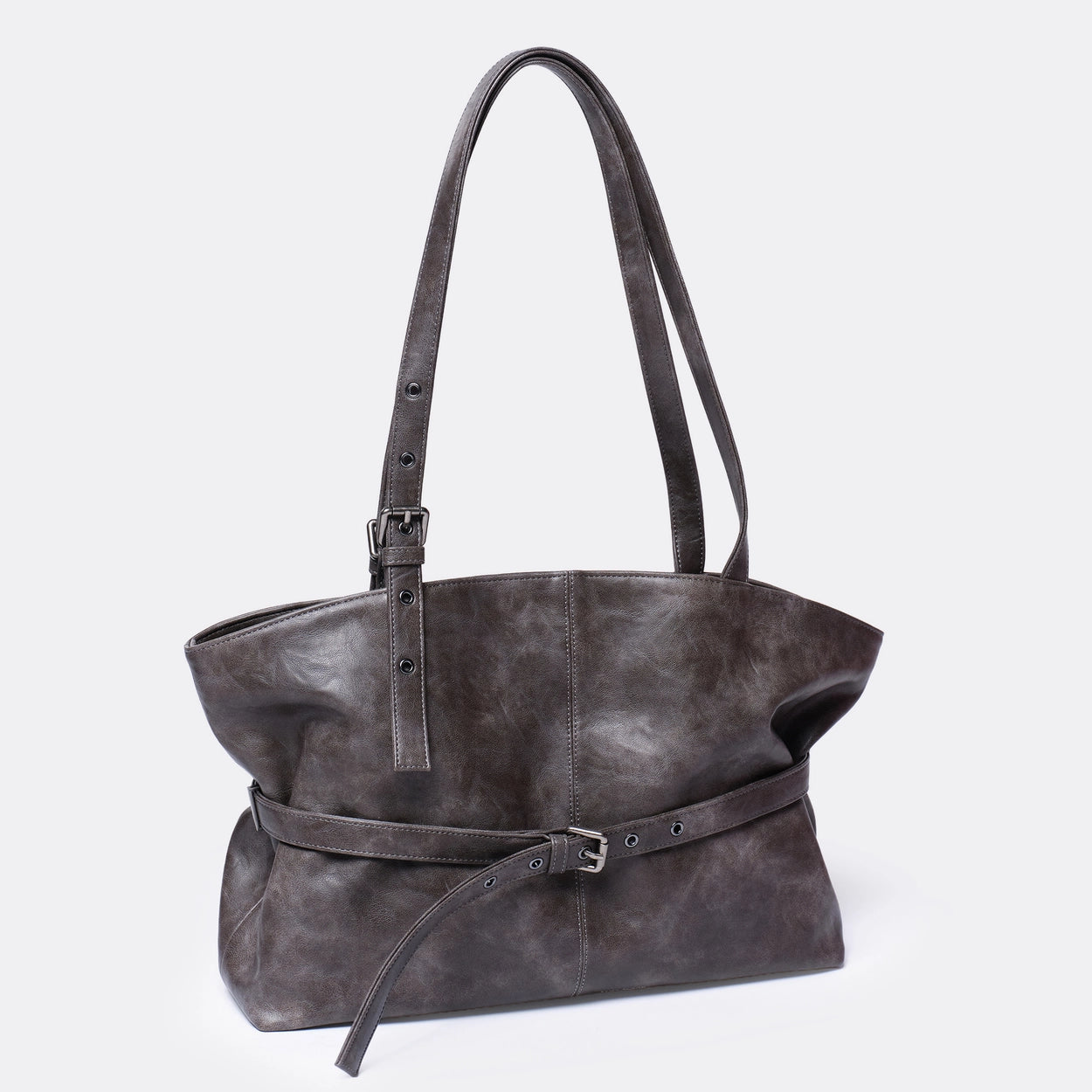 SAMO ONDOH - le belt bag L baked gray