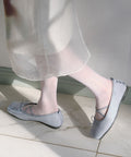 ROCKFISH WEATHERWEAR - TOE CAP BALLET FLATS / BLUE