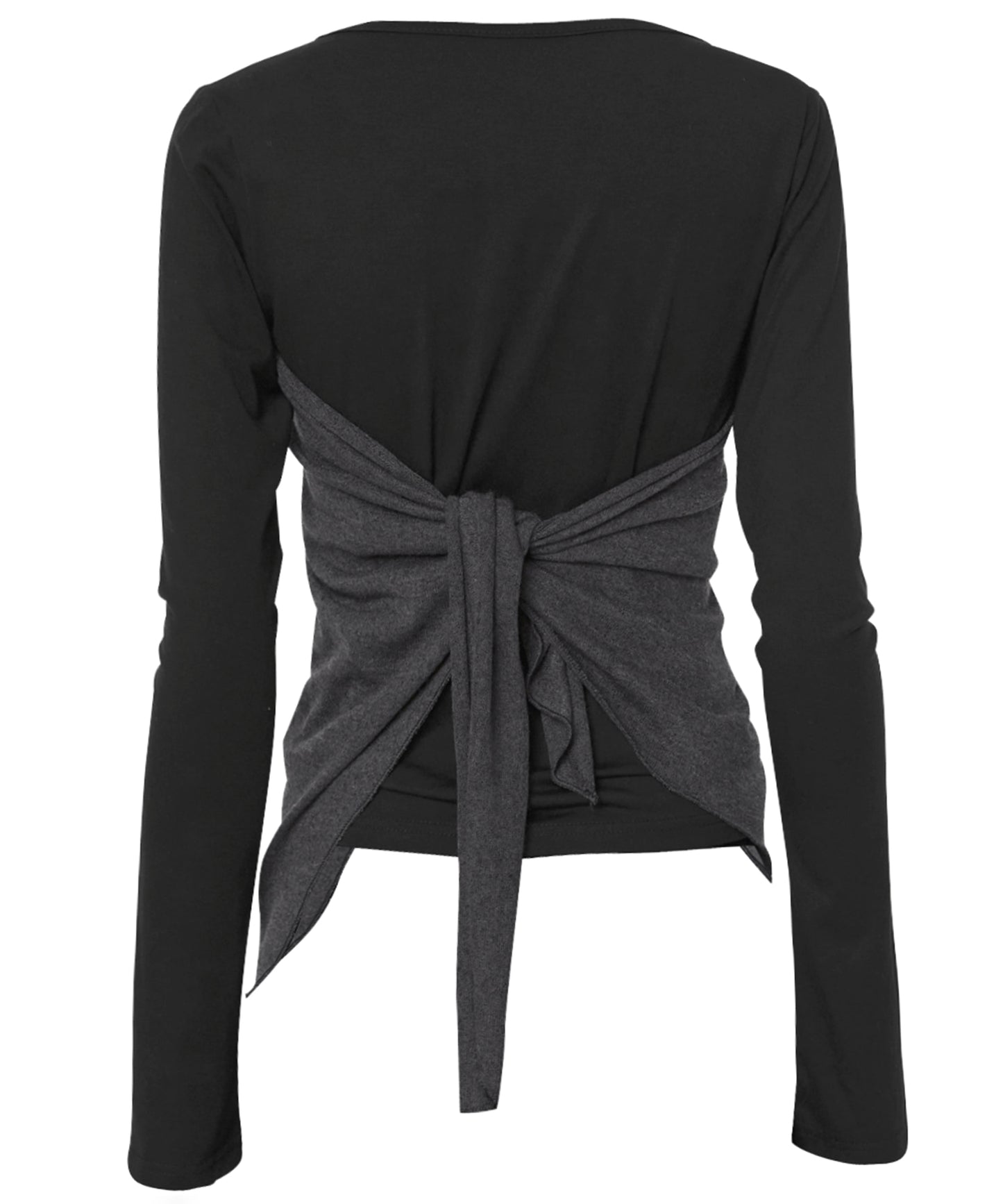 FLAREUP - Bustier Layered Long Sleeve / Black