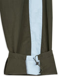 OPEN YY -  YY COLOR BLOCK PANTS, KHAKI