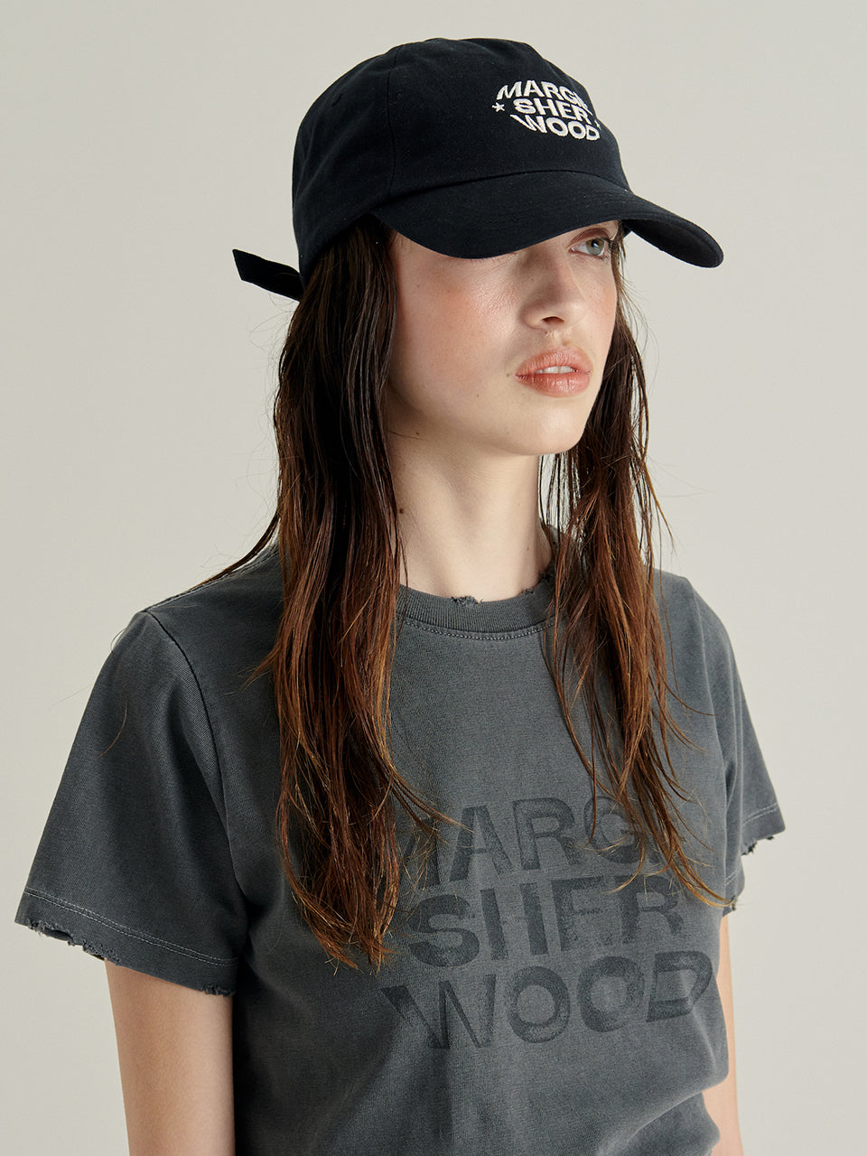 MARGESHERWOOD - LOGO STAR BALLCAP_black