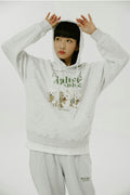 WAIKEI -  Maltese archive hood MELANGE WHITE