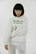 WAIKEI -  Maltese archive hood MELANGE WHITE