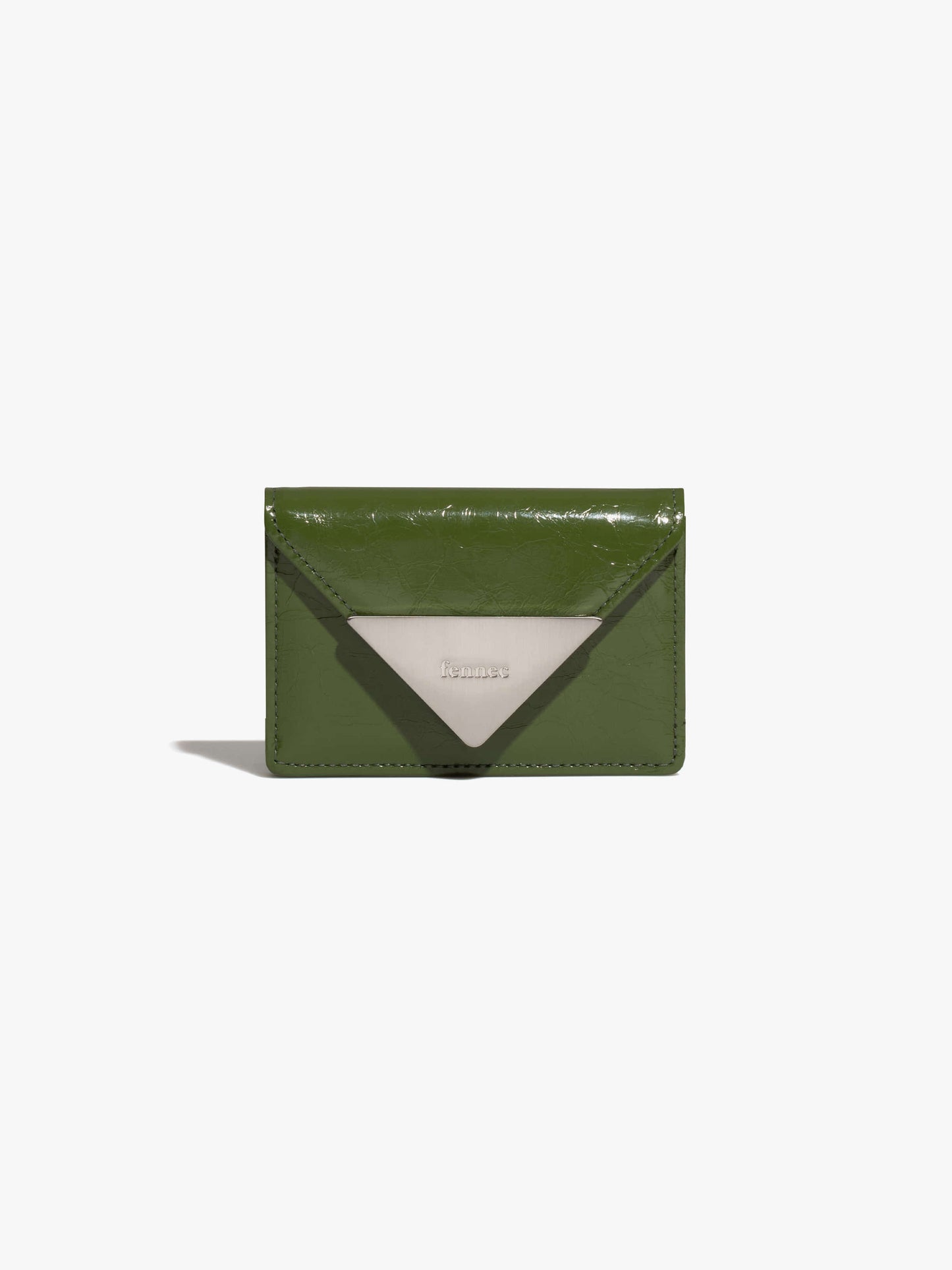 FENNEC - CRINKLE TRIANGLE ACCORDION POCKET D - OLIVE