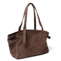 SAMO ONDOH - Zipper Shopper Bag M Suede Brown